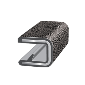 1/4"  REGULAR EDGE TRIM - BLACK PEBBLE