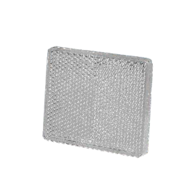 CLEAR REFLEX REFLECTOR - RECTANGLE