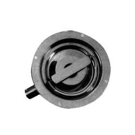 LH SINGLE POINT NON-LOCKING D-RING LATCH