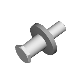 .50" DIAMETER STRIKER BOLT - ZINC