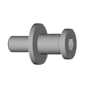 .55 DIAMETER STRIKER BOLT - YELLOW ZINC