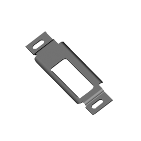 CLEAR PLATED STRIKE PLATE - ZINC