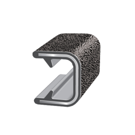 1/2" REGULAR EDGE TRIM - BLACK LEATHER