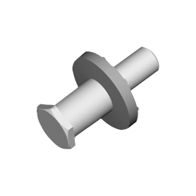 .5" DIAMETER STRIKER BOLT - ZINC