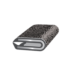 1/16" MATERIAL THICKNESS REGULAR EDGE TRIM - BLACK PEBBLE TEXTURE