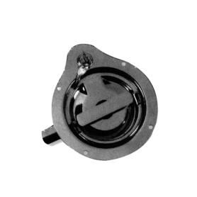 RH SINGLE POINT LOCKING D-RING LATCH - KEYED 1250