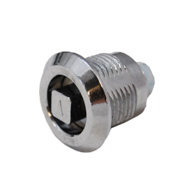 EXTERNAL STOP 18MM HOUSING w/ 8MM SQUARE INSERT - CHROME