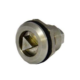 COMPACT HOUSING w/ 6.5MM TRIANGLE INSERT - STAINLESS STEEL