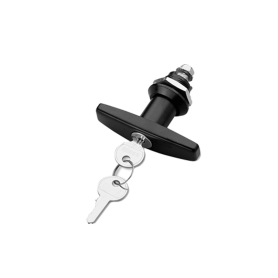 BLACK KEY-LOCKING T-HANDLE