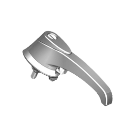 304 SS LONG  SHAFT  COMPACT DEFEATER HANDLE W/ KEY LOCK INSERT