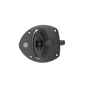 VECTOR™ KEY-LOCKING T-HANDLE w/ ADJUSTABLE ROLLER CAM, BLACK