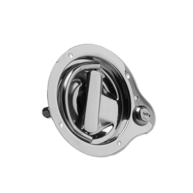 SMALL SS KEY-LOCKING D-RING, KEYED 1250