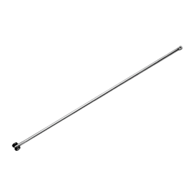 800MM ZINC FIXED ROD w/ 15MM ROLLERS