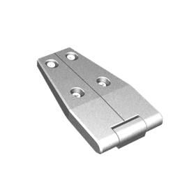 70 x 133mm ADJUSTABLE 2D-HINGE FOR INSULATED DOORS - ZINC