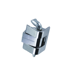 CONCEALED HINGE, CHROME PLATED