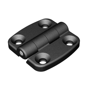 BLACK HINGE FOR EXTERNAL MOUNTING - 50 X 50 MM