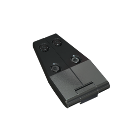 KLIMA-FLEX™ 50 x 95mm ADJUSTABLE 2D-HINGE FOR INSULATED DOORS - BLACK
