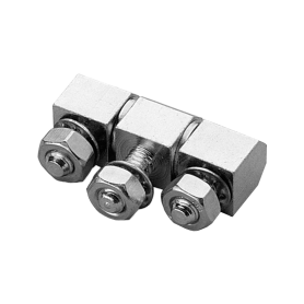 3-PART ZINC PLATED BOLT-ON HINGE