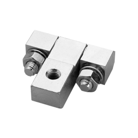 3-PART ZINC PLATED BOLT-ON HINGE