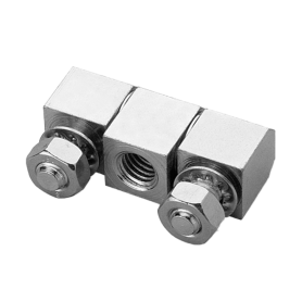 3-PART ZINC PLATED BOLT-ON HINGE