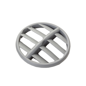 GREY GRILLE 74mm WITH CLIPS