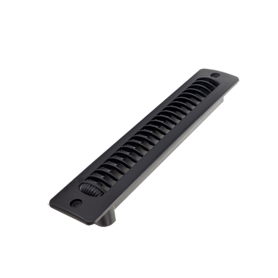 BLACK CLOSED UP GRILLE