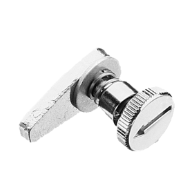LARGE CHROME KNOB ARROWHEAD LATCH