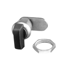 BLACK KNOB 1/4 TURN W/ .25" OFFSET