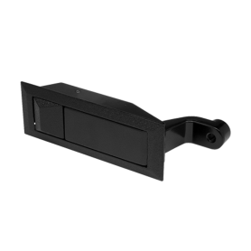 BLACK RAISED BUTTON TRIGGER LATCH