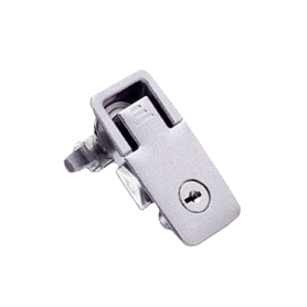 MEDIUM KEY-LOCKING LIFT & TURN, FLUSH STYLE - TEXTURED CHROME