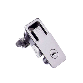 MEDIUM KEY-LOCKING LIFT & TURN, FLUSH STYLE - POLISHED CHROME