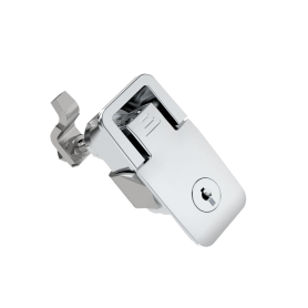 MEDIUM KEY-LOCKING LIFT & TURN, FLUSH STYLE - POLISHED CHROME