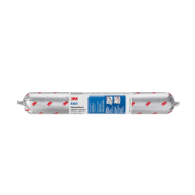 3M™ 560 WHITE POLYURETHANE ADHESIVE SEALANT, 600 ml SAUSAGE PACK