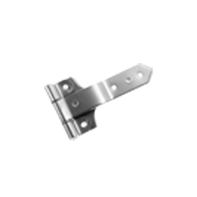 8" SQUARE CORNER STRAP HINGE w/ REVERSE BUTT
