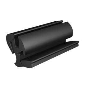 1 PIECE GLAZING PROFILE - CLAMPING RANGE = 4.7 - 6.4 mm
