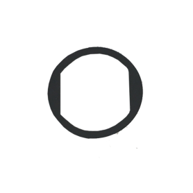 GASKET, E3 SINGLE HOLE NEOPRENE