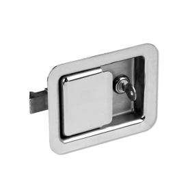 KEY-LOCKING PADDLE HANDLE - ZINC