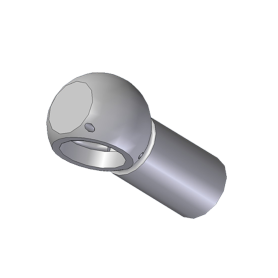 METAL END FOR LARGE GAS SPRING