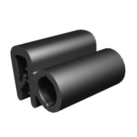 S40 SERIES SEALING PROFILE - MATERIAL THICKNESS = 1/8"