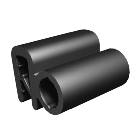 S40 SERIES SEALING PROFILE - MATERIAL THICKNESS 1/8"