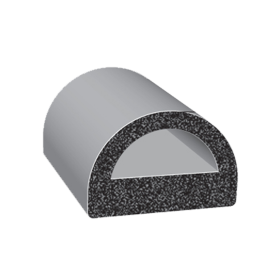 0.75" D-SHAPED SPONGE RUBBER
