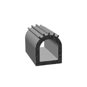 1.125"  D-SHAPED SPONGE RUBBER