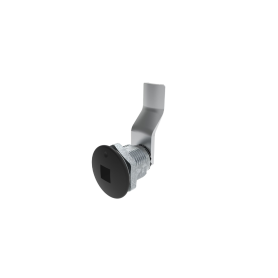 8 mm RECESSED SQUARE QUARTER-TURN CAM LATCH, BLACK