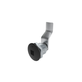 8 mm RECESSED SQUARE QUARTER-TURN CAM LATCH, BLACK