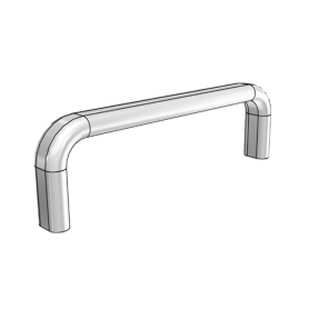 303 STAINLESS HANDLE w/ MIRROR POLISH FINISH