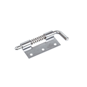 CANE BOLT LATCH W/ HOLES, LH STAINLESS STEEL
