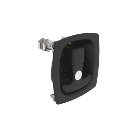 KEY-LOCKING LIFT & TURN, FLUSH STYLE - BLACK