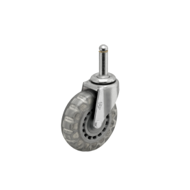 3" GRIP RING STEM CASTER, VIPOR, 120 LB LOAD w/BRAKE