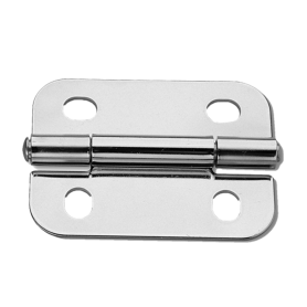 STAINLESS STEEL BUTT HINGE, WITH OVAL SHAPED HOLES
