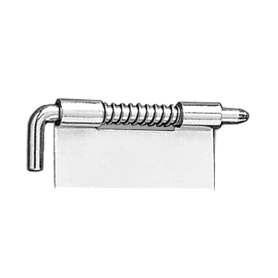 CANE BOLT LATCH W/ HOLES, LH STAINLESS STEEL